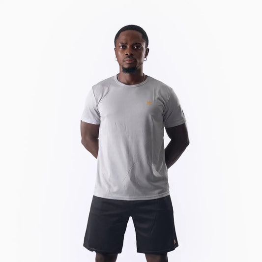 Deluxe Tee and Short Set (Grey/Black)