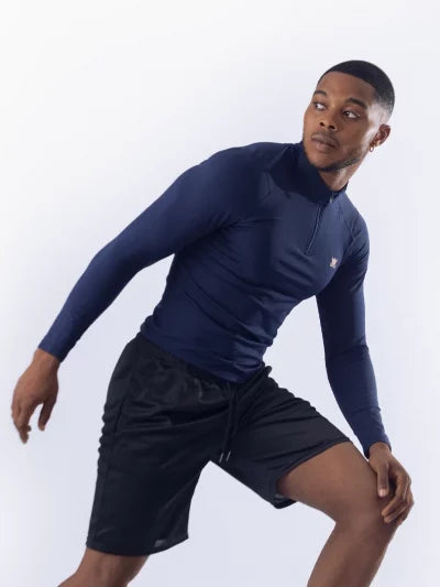 Almighty Endurance Long-sleeve Gym Fit (Blue)